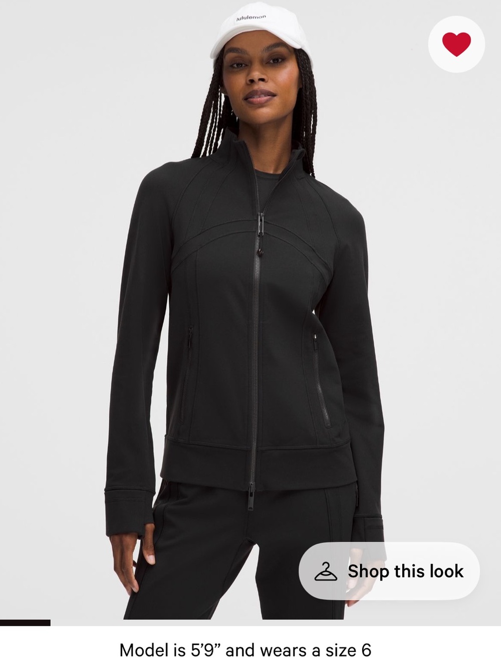 NWT Lululemon Define Track Jacket - Black